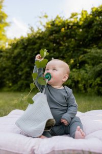 Paturica cu urechiuse Bibs Kangaroo ivory - 2