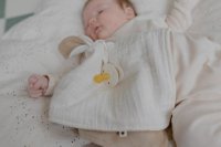 Paturica cu urechiuse Bibs Kangaroo ivory - 3
