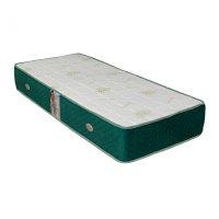 Saltea Superortopedica, 1 parte memory, 1 parte arcuri, 80x200 cm, H 27 cm, alb - 1