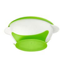 Castron cu ventuza si capac BabyJem Green - 3