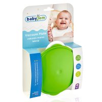 Castron cu ventuza si capac BabyJem Green - 4