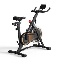 Bicicleta spinning Yesoul A1, rezistenta mecanica, suport pentru display, neagra - 1