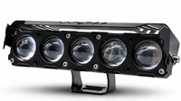 Proiector LED cu Lupa 12V cu 2 Faze 50W 5 LED pentru Auto SUV ATV Off Road - 1
