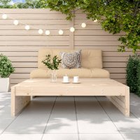 Taburet de gradina modular din lemn masiv de pin, 120 x 84 x 30 cm - 3