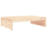 Taburet de gradina modular din lemn masiv de pin, 120 x 84 x 30 cm - 6