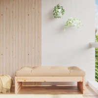 Taburet de gradina modular din lemn masiv de pin, 120 x 84 x 30 cm - 2