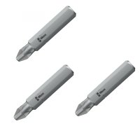 Set biti Pozidrive Wera 05134291001, PZ2 50 mm, 3 bucati - 1