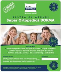 Saltea cu arcuri Somnart Dorma 100x200x20 cm ortopedica - 7