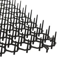 Plasa de Plastic cu Tepi Anti Animale, Dimensiune 38.5x38.5x2.7cm, 1buc, negru - 1