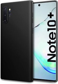 Husa Samsung Galaxy Note 10 Plus, silicon slim antisoc Negru - 1