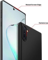 Husa Samsung Galaxy Note 10 Plus, silicon slim antisoc Negru - 4