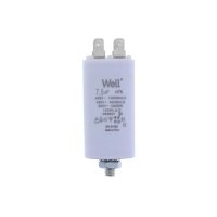 Condensator pornire motor 400V 7.5uF cu pin, Well - 1