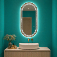Oglinda LED Oval 120x70 cm cu Iluminare Ambientala si Design Elegant - 1