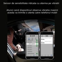 Mini GPS 4G cu interfata OBD, D9, autonomie standby 30 zile, precizie 5-15m, negru - 6