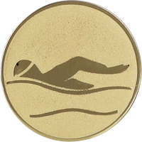Emblema medalie cupa simbol Inot 25mm, aurie - 1