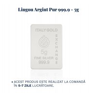 Lingou de Argint Pur 999.9 de 5g cu Personalizare - 1