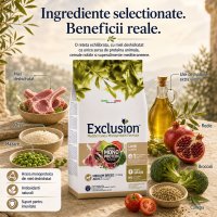 EXCLUSION Mediterraneo Monoprotein Formula Adult Medium, M, Miel, hrană uscată monoproteică câini, 12kg - 4