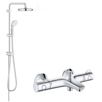Pachet promo: Sistem dus Grohe New Tempesta 210 +baterie cada termostat Grh 800( 26381001,34567000) - 1