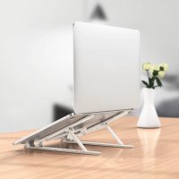 Suport de birou Pliabil, Borofone BH70 Eagle, pentru Laptop cu o lungime de 15,6 inch, Alb - 6
