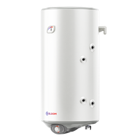 Boiler termoelectric Eldom GREEN LINE WVF10046FSR, 100 Litri, 2 Kw, serpentina pe partea dreapta - 1