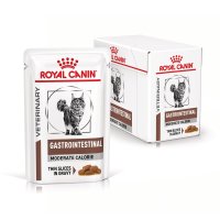 ROYAL CANIN VD Gastrointestinal Moderate Calorie pentru pisici, hrana umeda veterinara in sos, 12 plicuri x 85 g - 3
