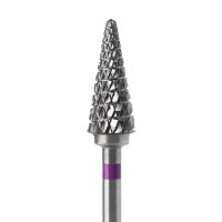 Bit de freza conic din tungsten carbide, mov, 6 x 14 mm - BTE-30M - 1