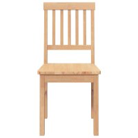 Set de 2 scaune de sufragerie din lemn masiv de cauciuc - 5