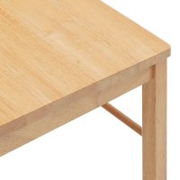 Set de 2 scaune de sufragerie din lemn masiv de cauciuc - 8