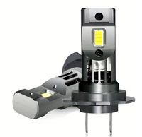 Set 2 becuri LED H7, 60W/set, 12V, cu ventilator integrat - 1