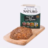 NATURO Low Grain Rață și Legume pentru Câini, Tăviță Hrană Umedă cu Conținut Redus de Cereale, 400g - 3