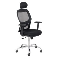 Scaun ergonomic de birou OFF 989 in nuanta neagra - 1