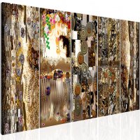 Tablou - Mom with Child (5 Parts) Narrow 200x80 cm - 1