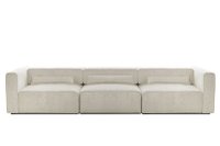 Canapea Extensibilă 5 locuri ZANETTO, cu 3 lăzi depozitare, 340x100x70 cm - 1