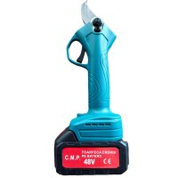 Foarfeca electrica de gradina CAMPION PROFESSIONAL CMP1810 cu 2 acumulatori 48V, taiere de 27mm, valiza inclusa - 2