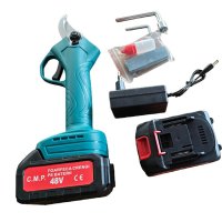 Foarfeca electrica de gradina CAMPION PROFESSIONAL CMP1810 cu 2 acumulatori 48V, taiere de 27mm, valiza inclusa - 1