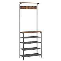 Cuier Vasagle Negru 68x32.2x182 cm - Organizare Eficienta - 2