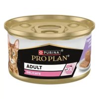 PURINA Pro Plan Delicate Digestion, Curcan, conservă hrană umedă pisici, sistem digestiv, (pate), 85g - 2