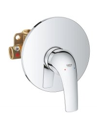 Baterie dus Grohe Start Curve, 1/2'', cartus ceramic, protectie reflux, crom - 29114000 - 1