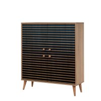 Comoda MULTILUX 222, stejar sonoma, 95x36x111 cm - 1