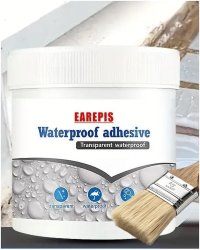 Solutie etansare 500 ml + Perie aplicare, ideale in sigilarea acoperisurilor, tevilor, peretilor - 1