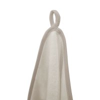 Prosopel pentru copii Qmini Beige, 40x40cm, tricot termo-terry din bambus - 2