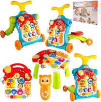 Antepremergator interactiv multifunctional 5 in 1, cu Pian, Sunete, Lumini, Labirint si angrenaje rotative, 48.5 x 37.5 x 51.5 cm - 15