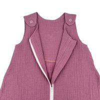 Sac de dormit copii 0.3 tog din muselina Lavender 60 cm - 1