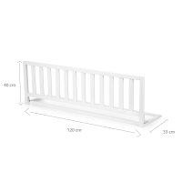 Protectie pentru pat Childhome 120 cm fag alb - 3