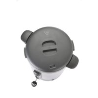 Percolator pentru bauturi fierbinti 7 litri, Inox, negru mat, termostat 0-100 gr C, 1650 W, Concept Line Hendi, 307x330x(h)450 mm - 2