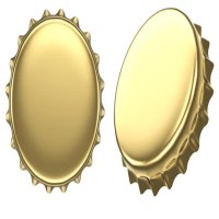 Capse aurii pentru bere D26 - Pachet de 200 bucati - 1