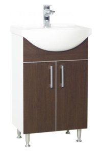 Set Baza si Lavoar seria 001, eco, 55 cm, wenge - 1