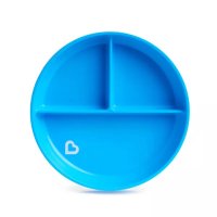 Farfurie Stay Put Munchkin cu ventuza compartimentata 6L+ blue - 2