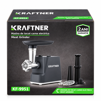 Masina electrica de tocat carne KRAFTNER KF-9951, 750 W, 3 in 1, cu functie revers - 5