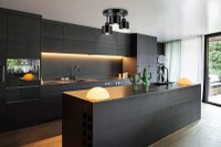Lustra suspendata Adviti Ramos AD-LD-6258BE27M, 3 surse E27, putere maxima 60W, negru elegant - 2